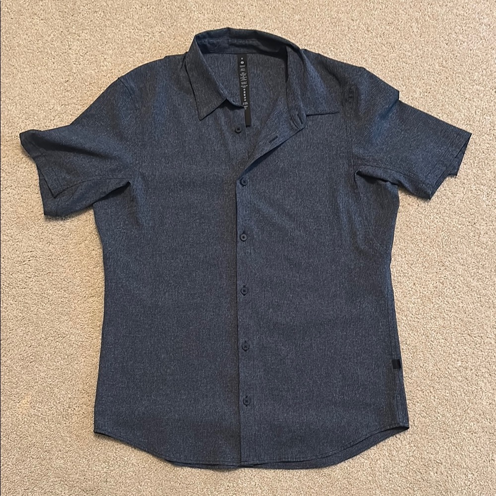 lululemon athletica Navy Casual Button Down Shirt